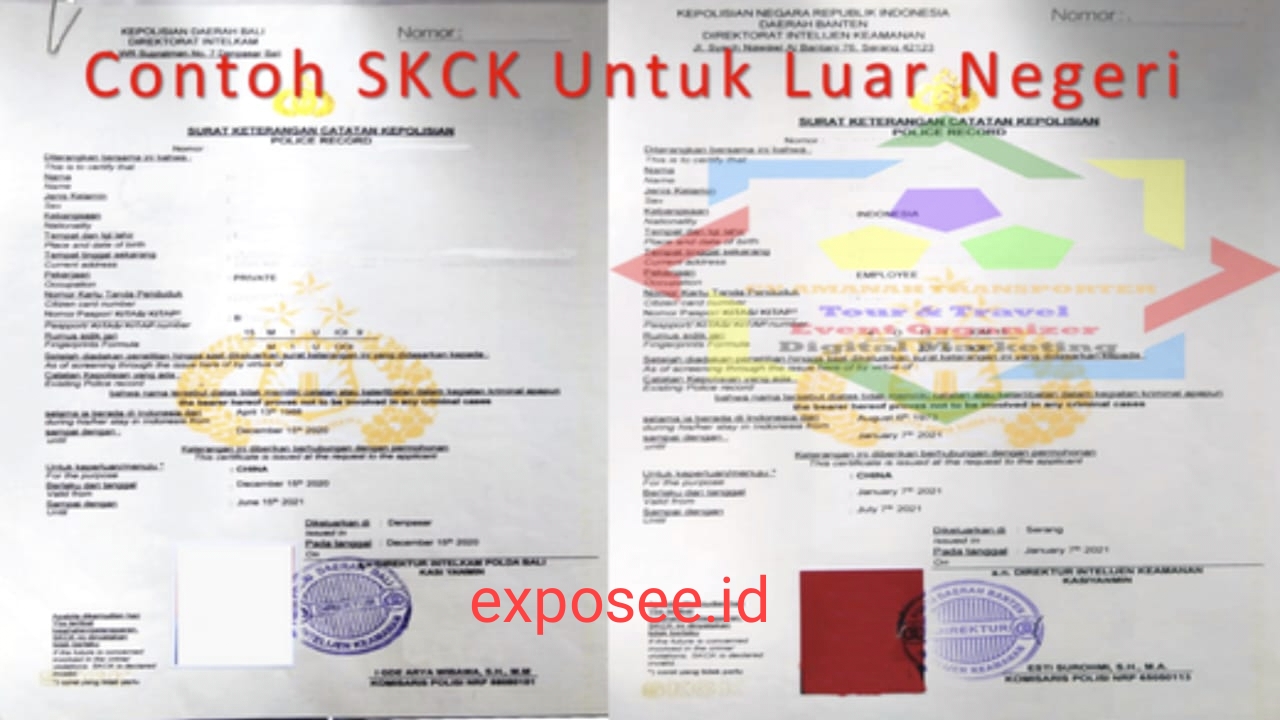 Skck mabes polri untuk Manning Agency