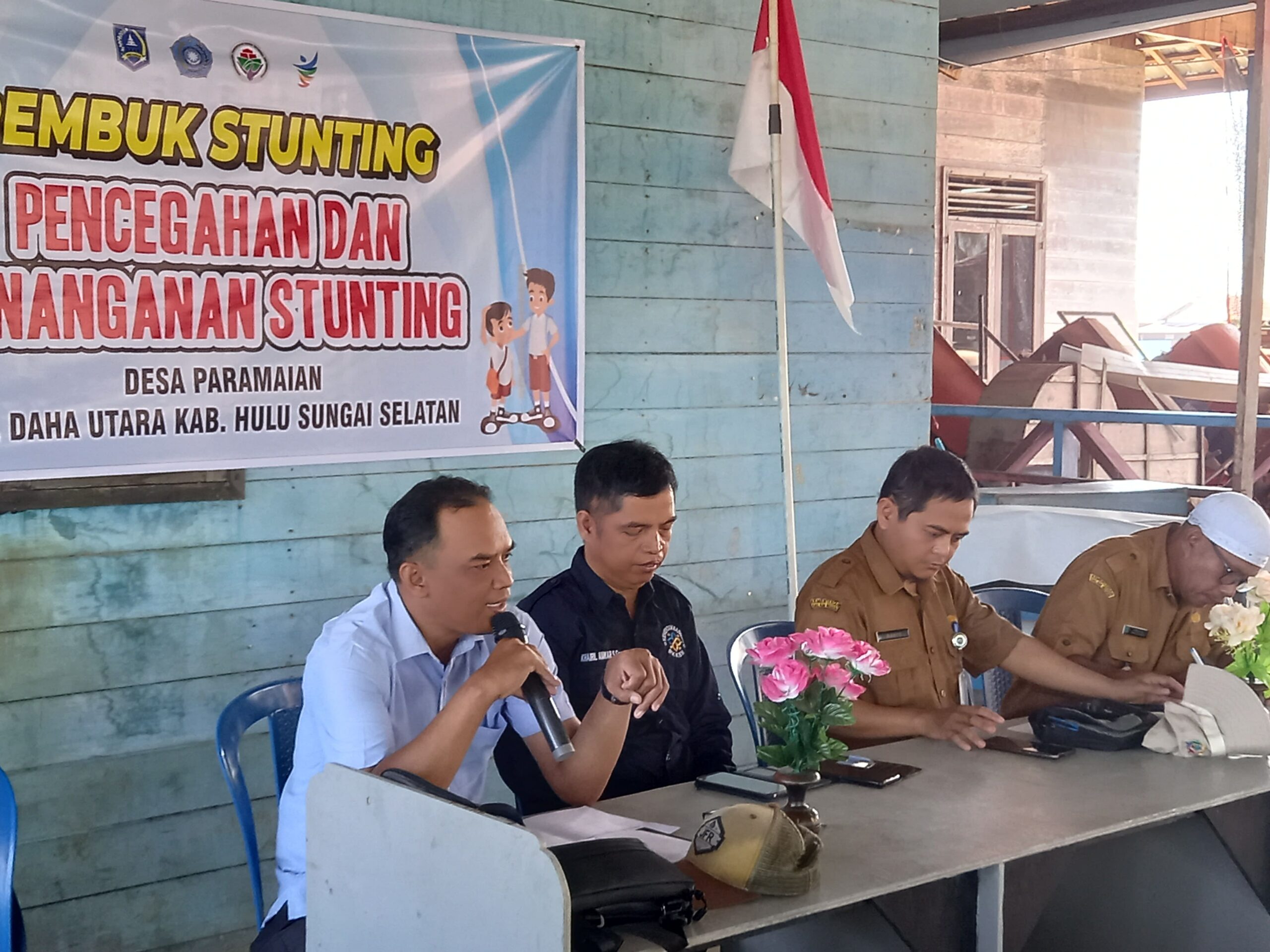 Pelaksanaan Rembuk Stunting Di Desa Paramaian Kecamatan Daha Utara Kabupaten Hulu Sungai Selatan