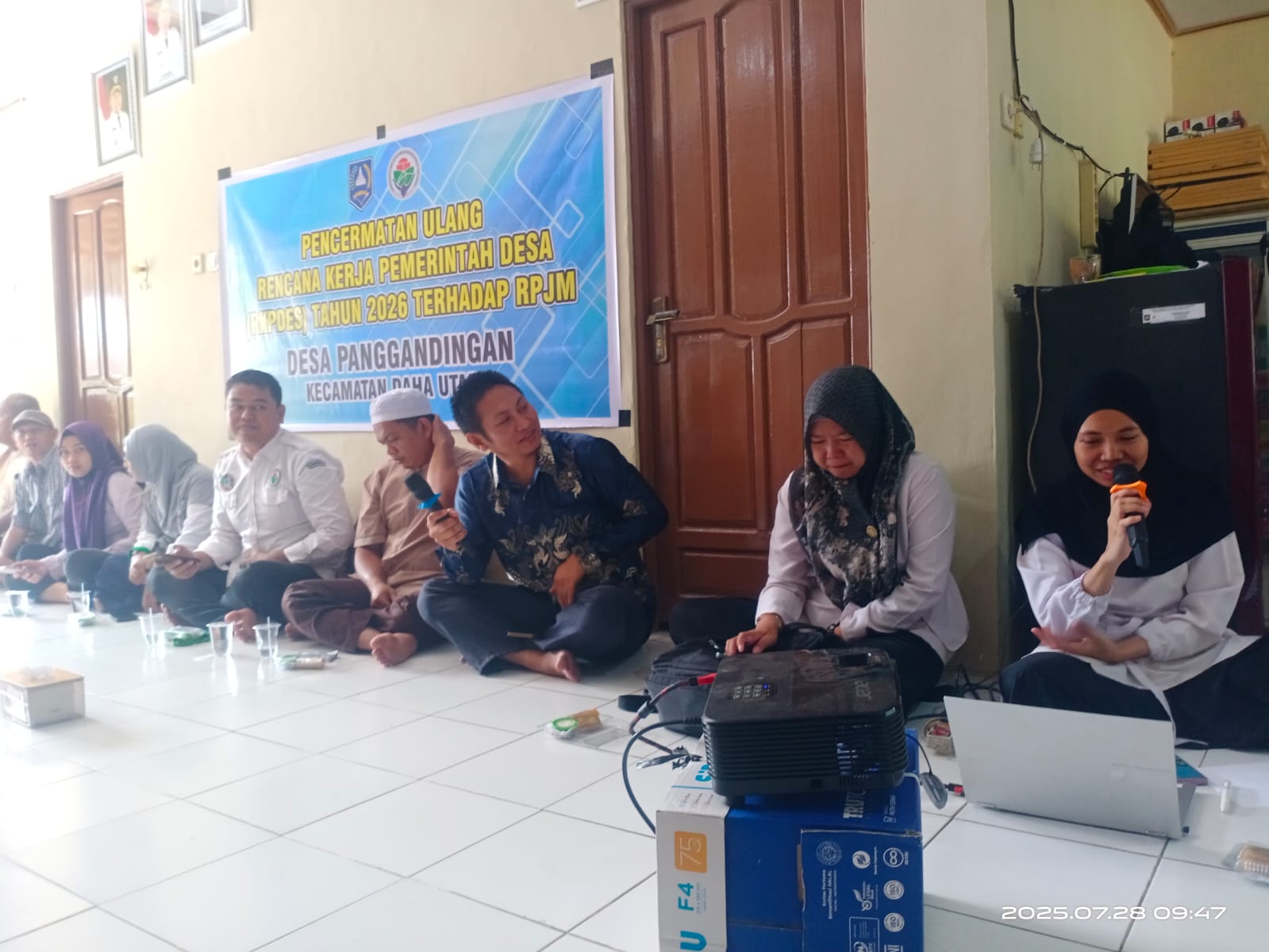 Pemaparan Tentang RKPDES Panggandingan Kec.Daha Utara