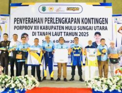 Gemakan Semangat PORPROV XII: Bupati HSU Berikan  Pantun Membara! Dihadapan Atlet