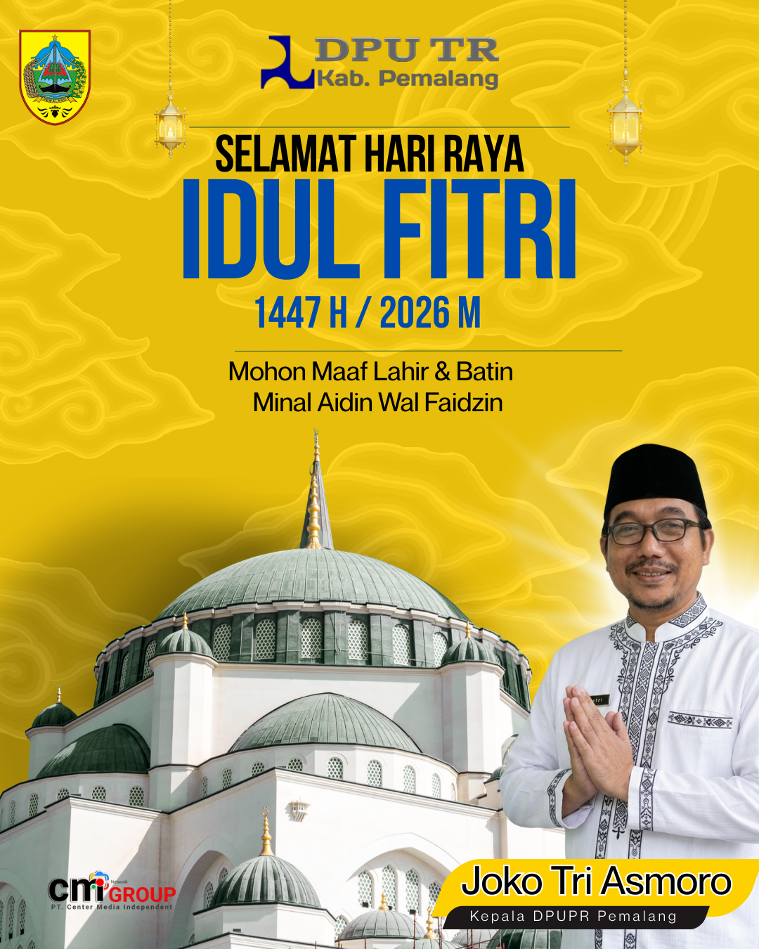 Gema Takbir Idul Fitri 1447 H: Ucapan Tulus dari DPU TR Pemalang