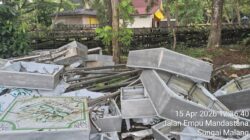 Dinas Perkim HSU akui amankan Tiang Asmaul Husna untuk antisipasi kalau hilang, tiang Asmaul Husna diletakan di Kantor Perkim