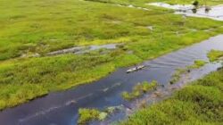 lokasi wisata air Swargaloka yang terletak di Kecamatan Haurgadin Hulu Sungai Utara, salah satu tempat yang juga akan terdampak baik dari proyek sodetan ini