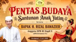 Rawat Seni Tradisional dan Kepedulian, Rizal Bawazier Gelar Pentas Budaya dan Santunan Yatim di Petarukan