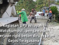 Pastikan Mutu Jangka Panjang, DPUPR Pemalang Awasi Ketat Pengecoran Jalan di Watukumpul