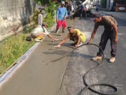 Ada Pengecoran Jalan Iser–Kendalsari, Warga Pemalang Diimbau Tertib Rambu