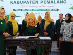 Lantik Pengurus Baru, TP PKK Minta DPC Wanita HKTI Pemalang Dongkrak Kesejahteraan Petani Perempuan