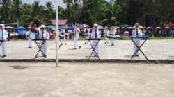 Semarak Pawai Pembangunan Ke-81 di Nipah Panjang, SMKN 2 Tanjung Jabung Timur Tampil Memukau