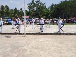 Semarak Pawai Pembangunan Ke-81 di Nipah Panjang, SMKN 2 Tanjung Jabung Timur Tampil Memukau