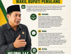 Klarifikasi Isu Pengisian Wakil Bupati Pemalang, Aris Ismail Tegaskan Fokus Jalankan Amanah Saat Ini