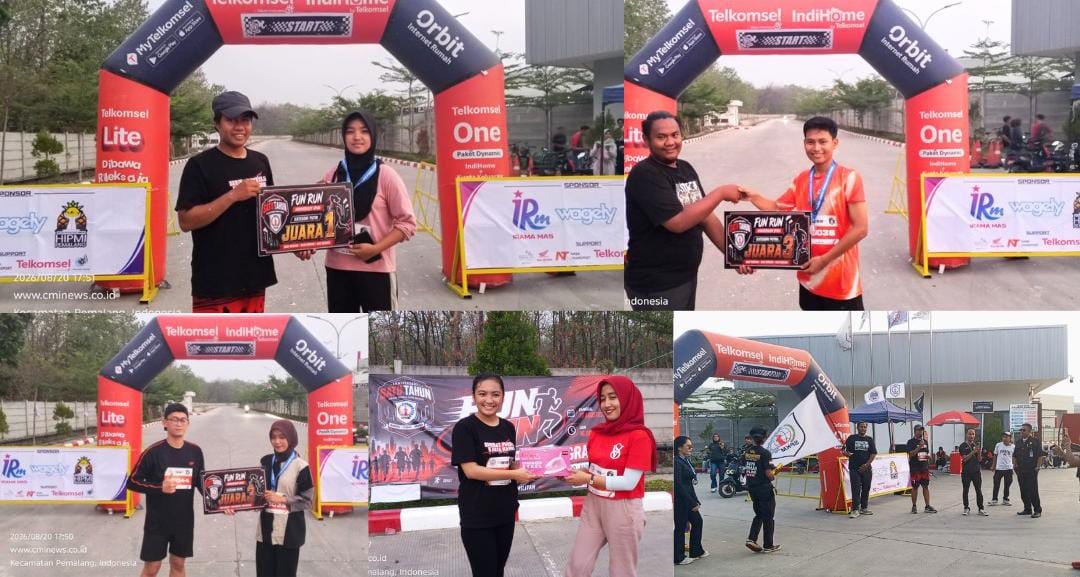 Rayakan Anniversary Pertama, Serikat Pekerja PT Long Well Internasional Gelar Ajang Fun Run