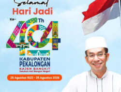 Hut 404 Tahun Kabupaten Pekalongan, Rizal Bawazier Apresiasi Konsistensi Pembangunan