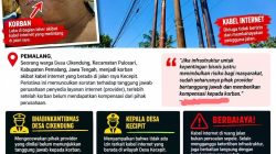 Petaka Kabel Internet Semrawut di Jalan Kecepit: Korban Luka, Legalitas Provider Dipertanyakan