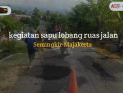 Tingkatkan Keselamatan Pengguna Jalan, DPUTR Pemalang Gelar Gerakan Sapu Lobang di Ruas Semingkir–Majakerta