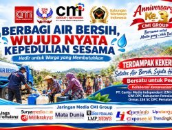 Bantu Warga Terdampak Kemarau, CMI Group Bersama GWI dan 234 SC Pasok Air Bersih di Desa Longkeyang Pemalang
